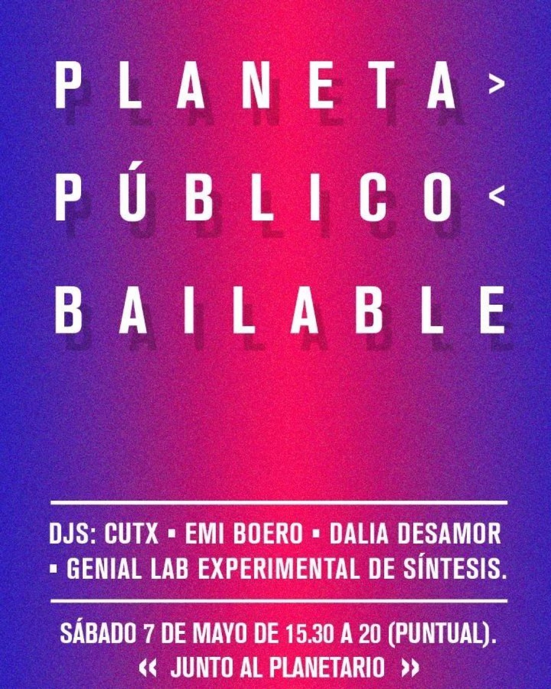 Planeta Público Bailable - 0